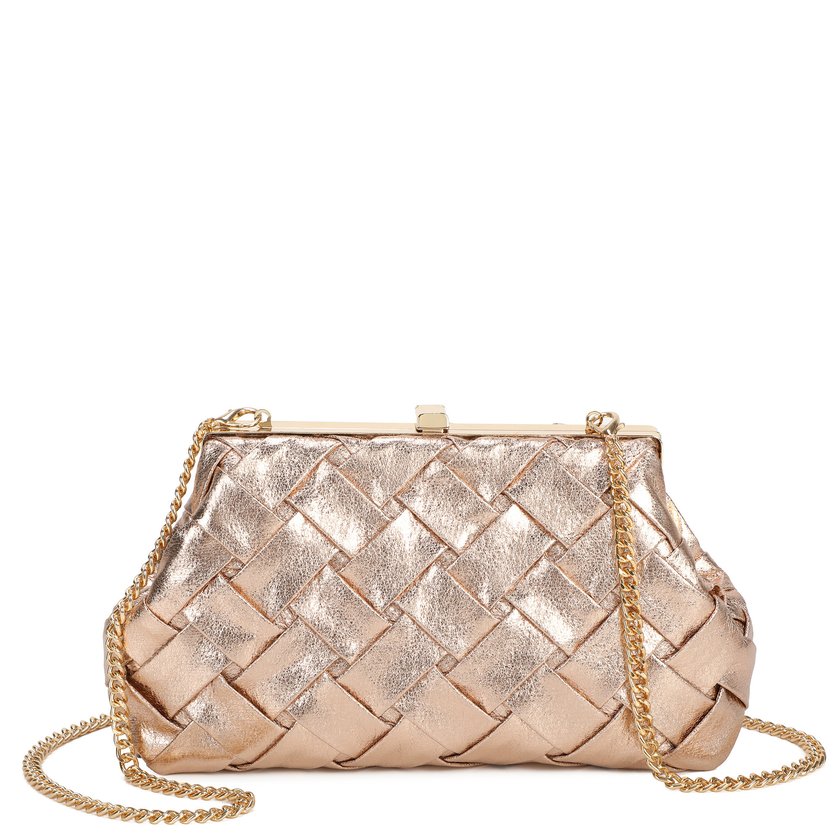 Pochette de senhora com entrelaçado