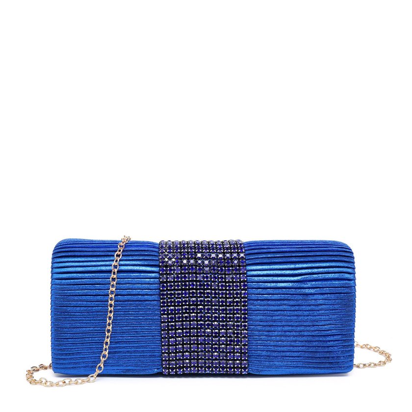 Pochette de senhora em tecido brilhante