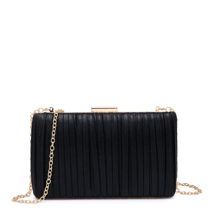 Pochette de senhora em tecido brilhante