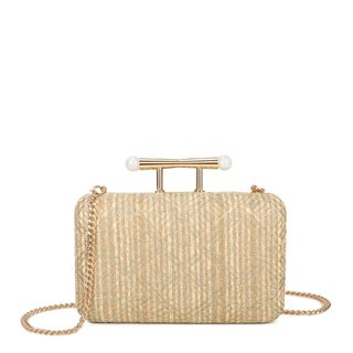 Pochette de senhora em ráfia