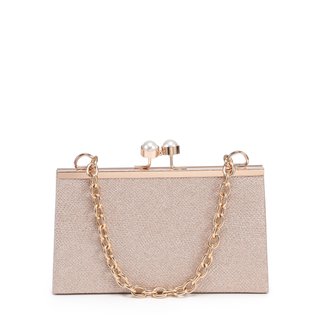 Pochette de senhora em tecido brilhante