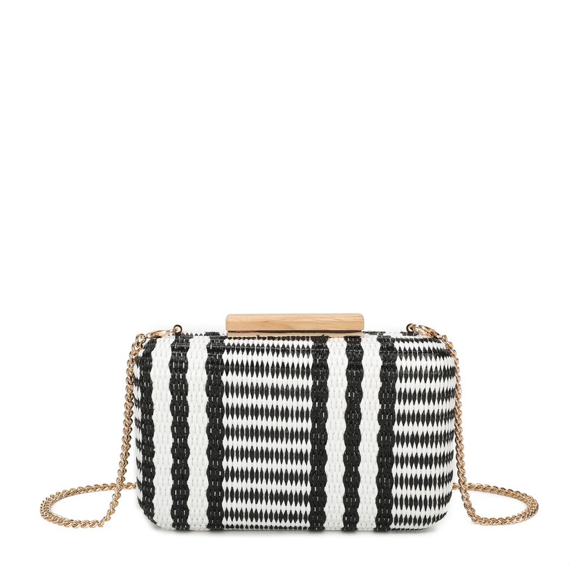 Pochette de señora en rafia