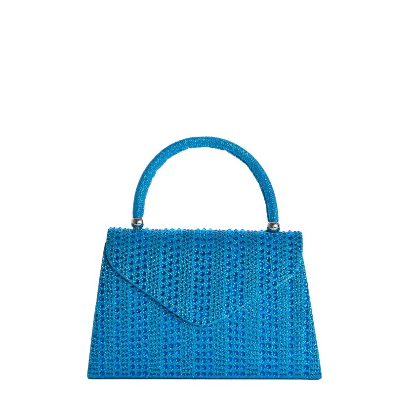 Bolso de fiesta con asa y destellos GB