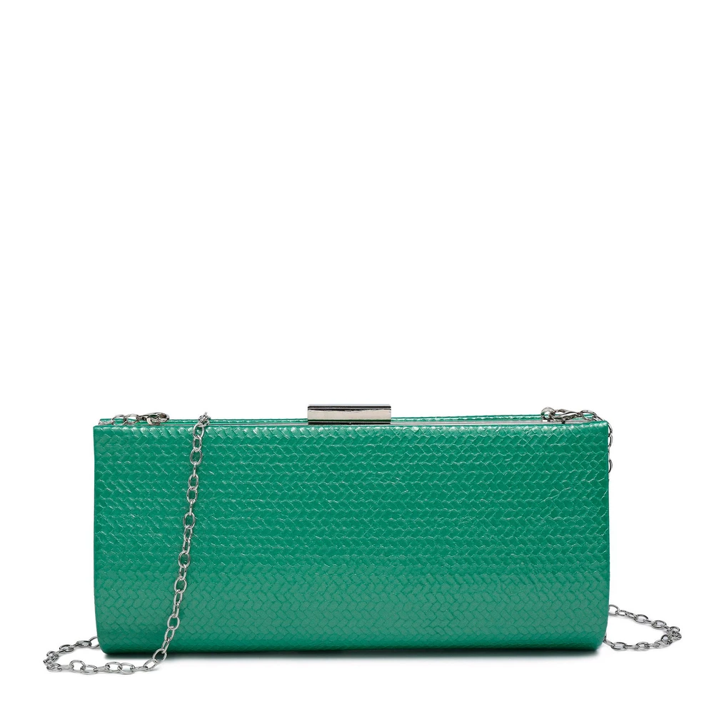 Women's clutch with zigzag pattern