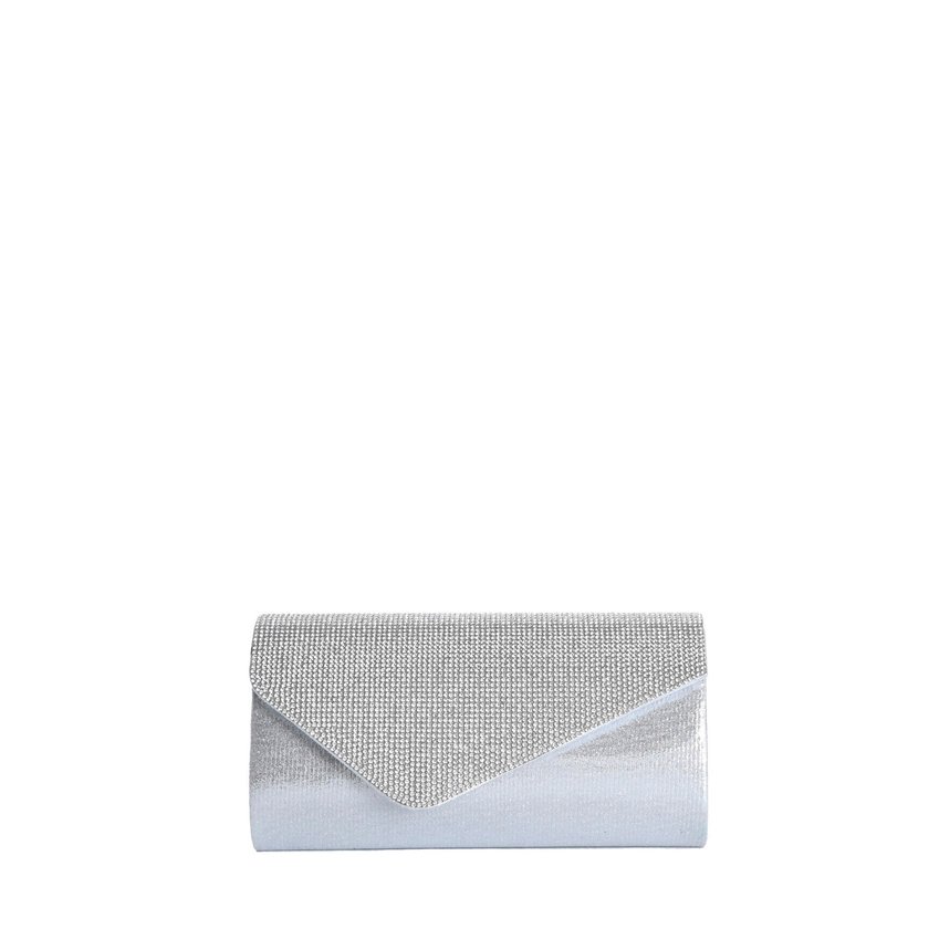 Borsa da festa con chiusura con glitter sulla patta GB
