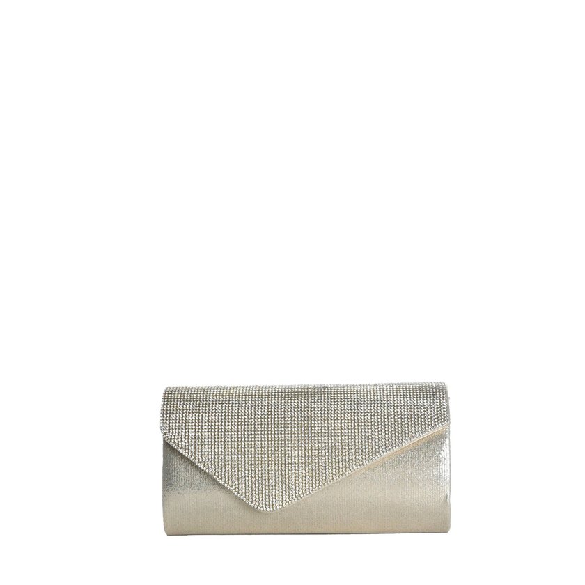 Borsa da festa con chiusura con glitter sulla patta GB
