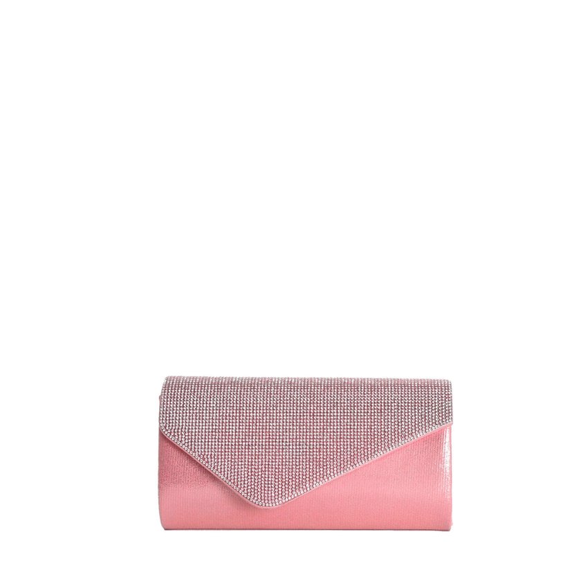 Borsa da festa con chiusura con glitter sulla patta GB