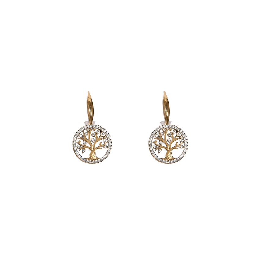 Delicate tree of life earrings