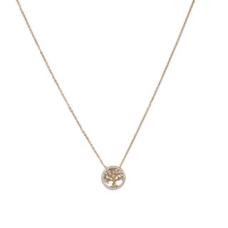 Delicate tree of life necklace