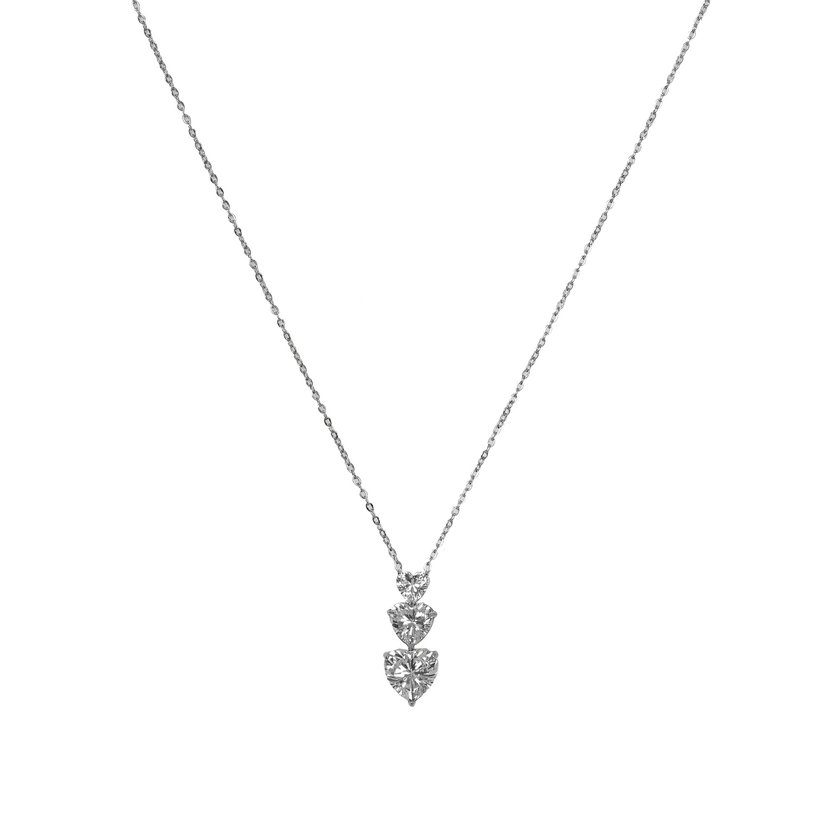 Collier Delicate trois cœurs