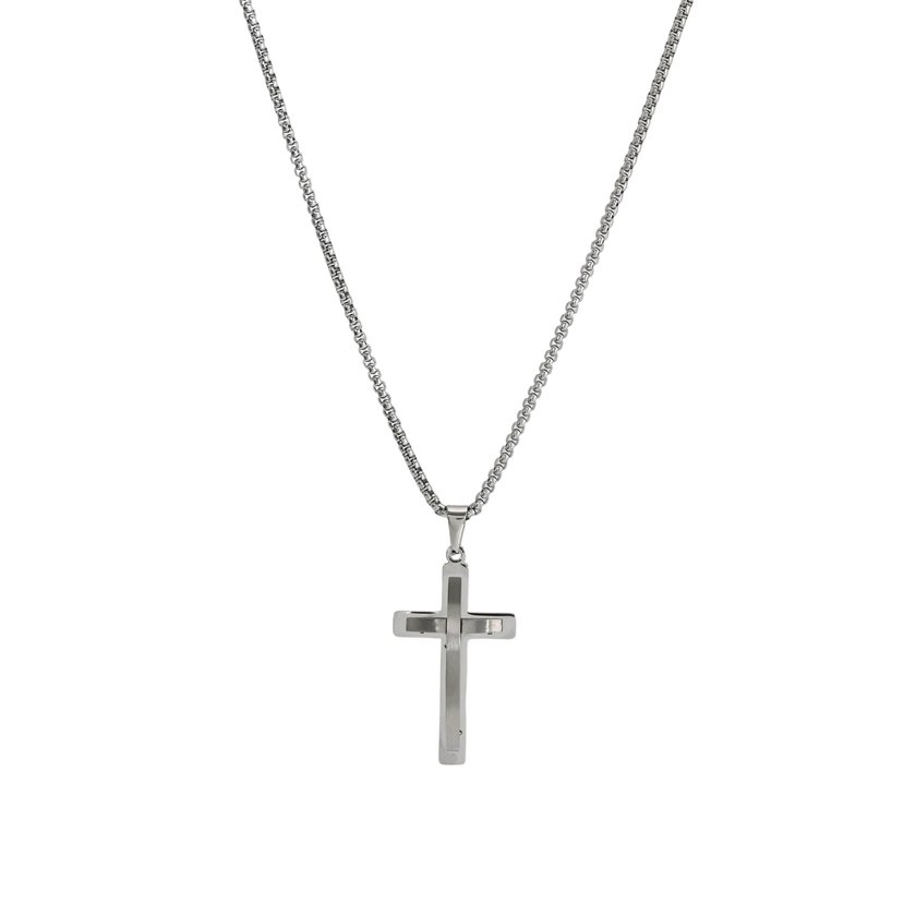 Collier pour homme avec croix