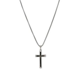 Collar de hombre con cruz