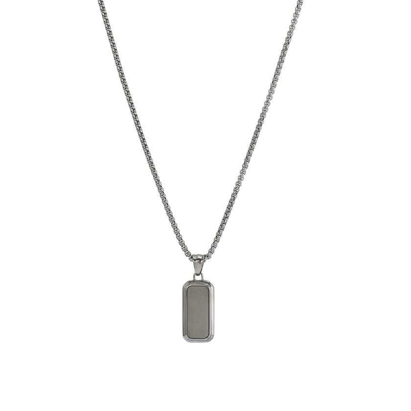 Collar de hombre con rectángulo