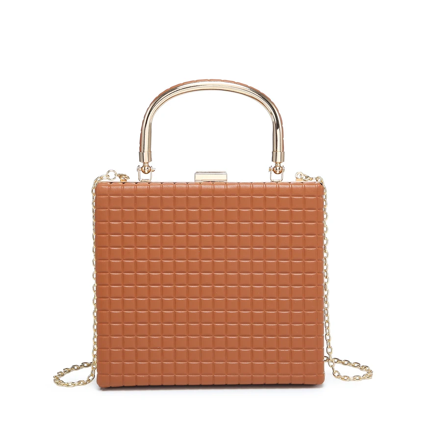 Clutch with rhinestone