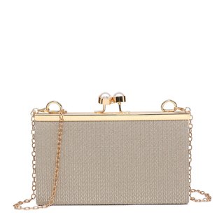 Belt bag with snap closure and pearl detail GB