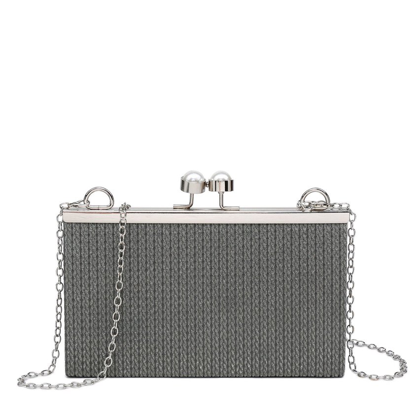 Belt bag with snap closure and pearl detail GB