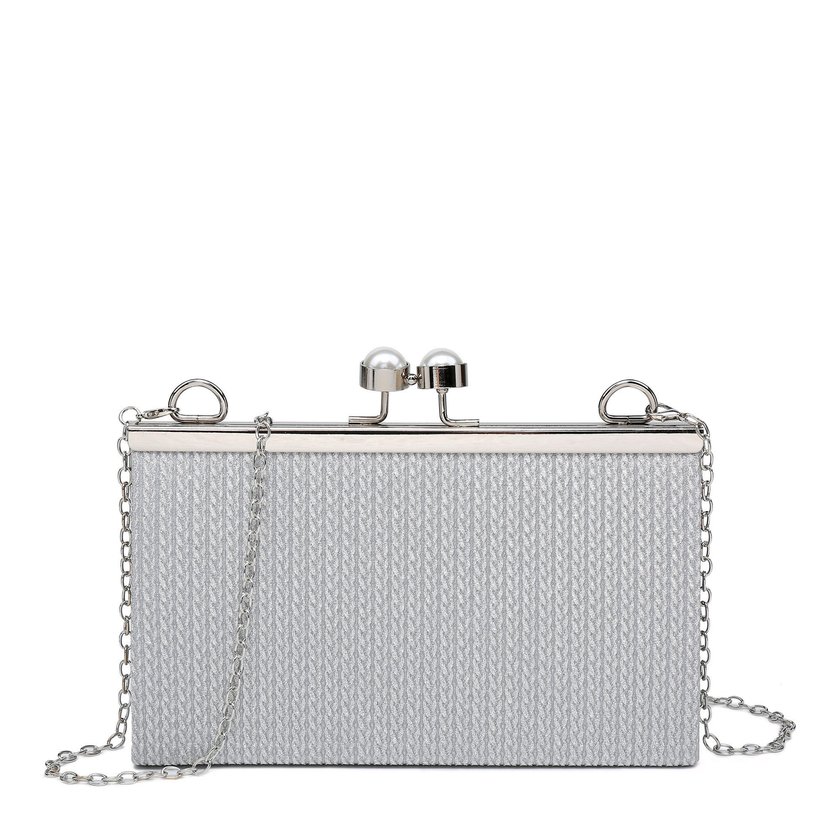 Belt bag with snap closure and pearl detail GB