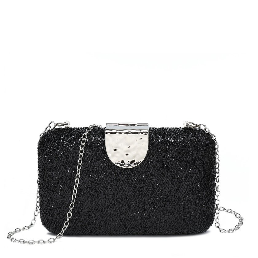 Bolso de fiesta con cierre distintivo GB