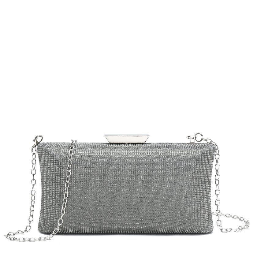 Borsa da festa GB con cuciture glitterate