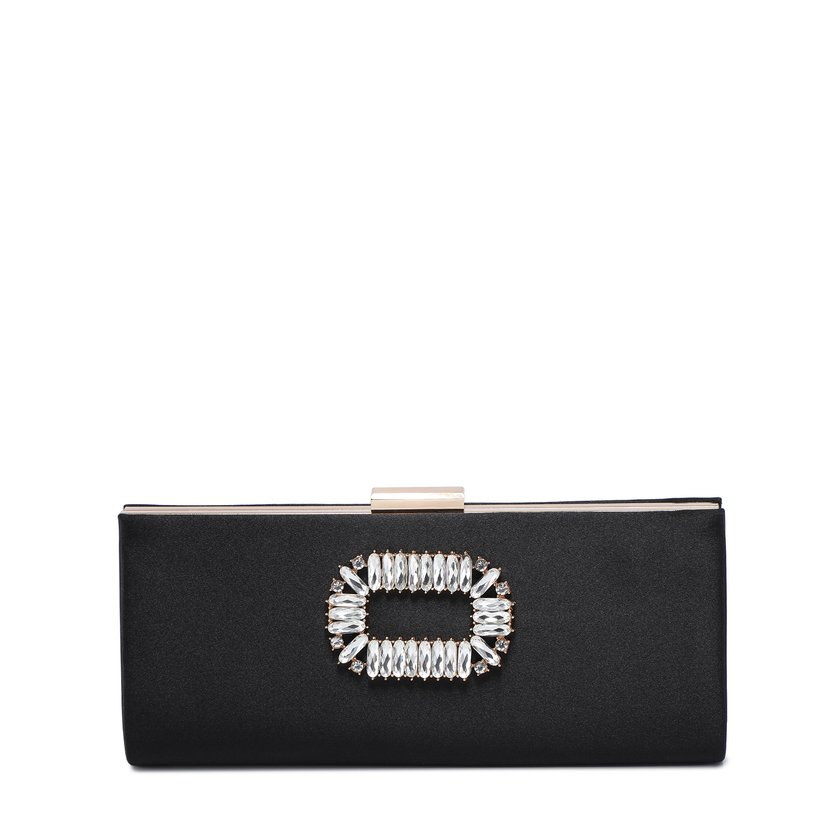 Pochette rectangular brillantes GB