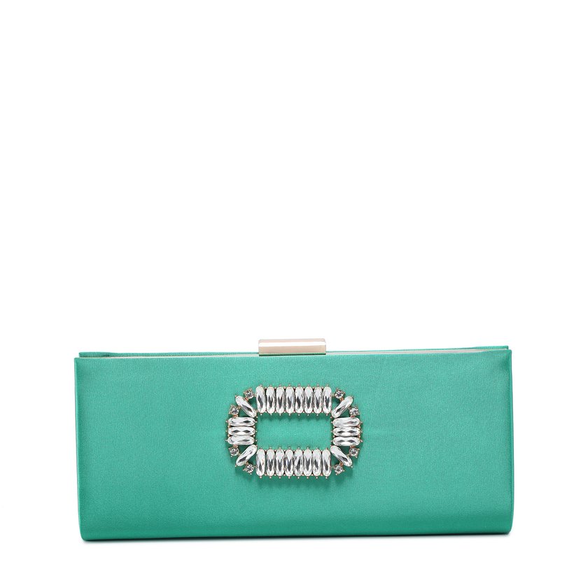 Pochette rectangular brillantes GB