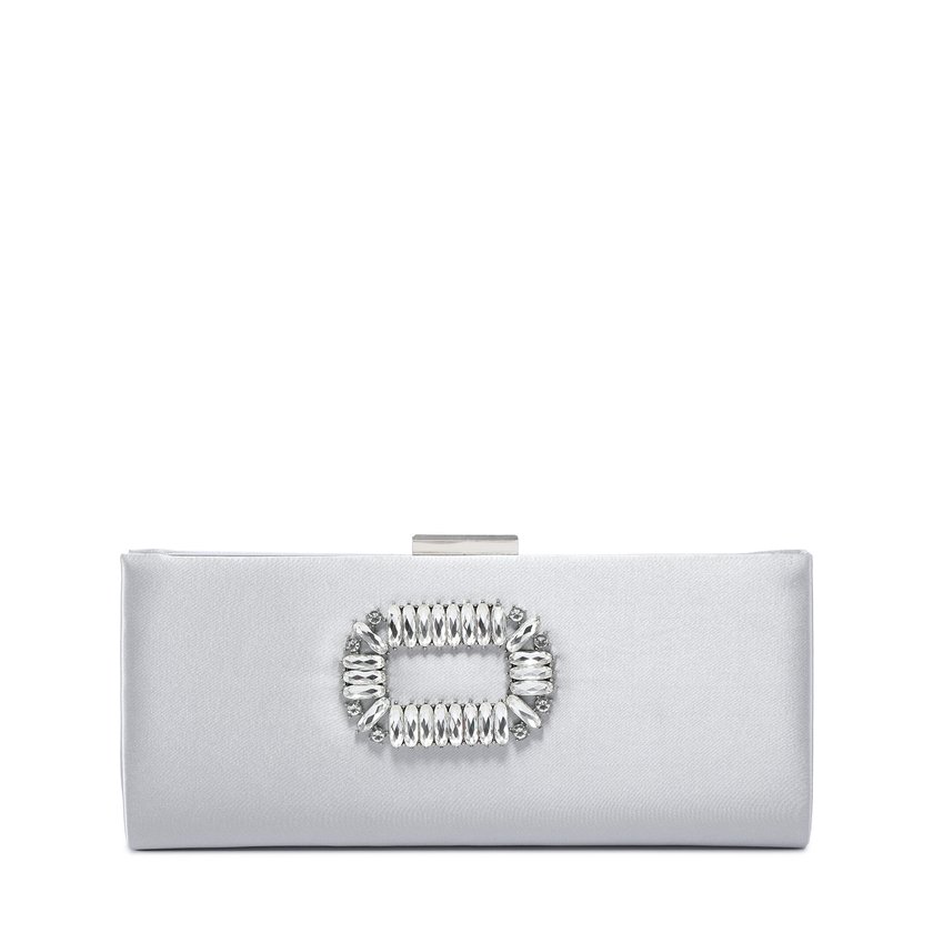 Pochette rectangular brillantes GB