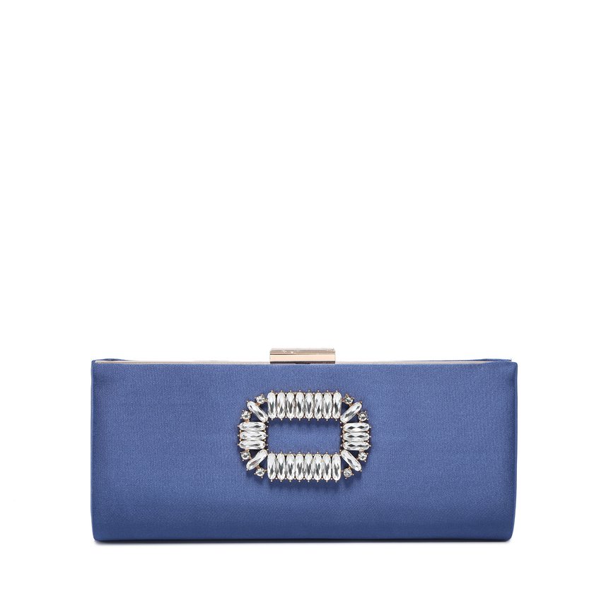 Pochette rectangular brillantes GB