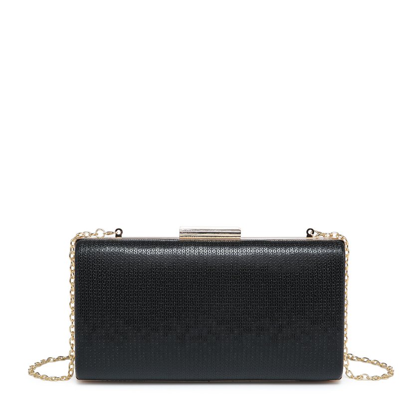 Pochette rectangular con purpirina GB