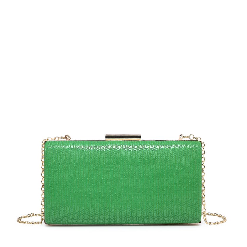 Pochette rectangulaire avec paillettes GB