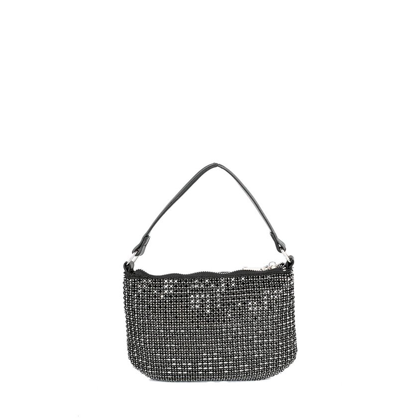 Pochette fiesta negra con brillantes GB