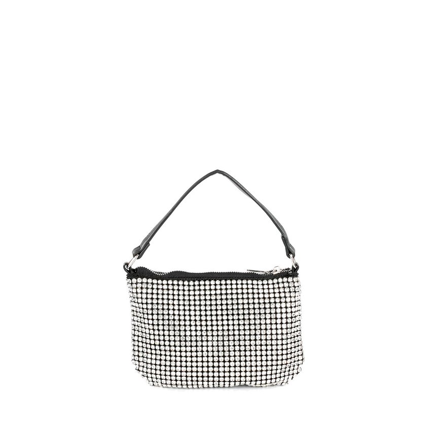 Pochette fiesta negra con brillantes GB