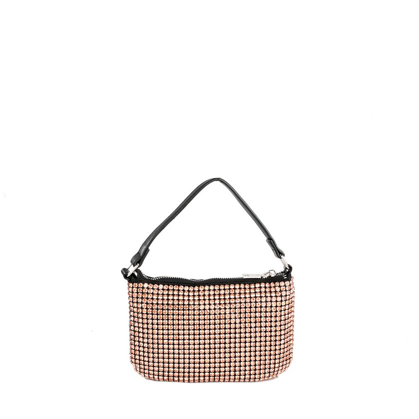 Pochette fiesta negra con brillantes GB