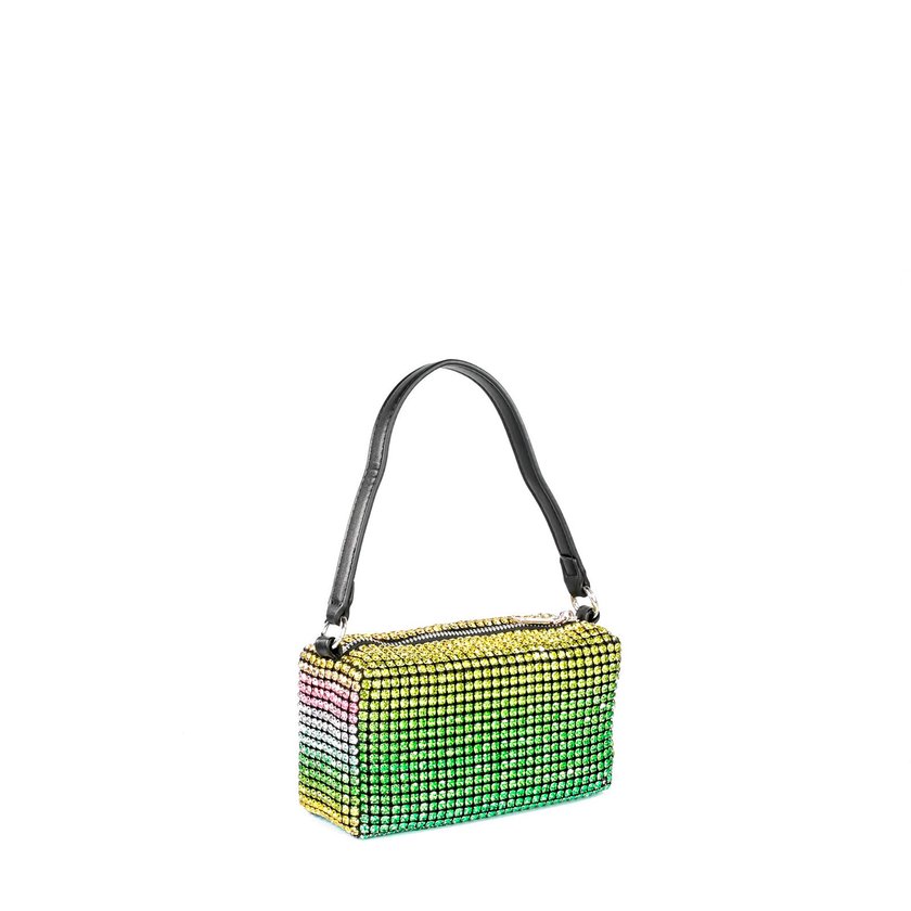 Pochette festa nero rettangolare GB