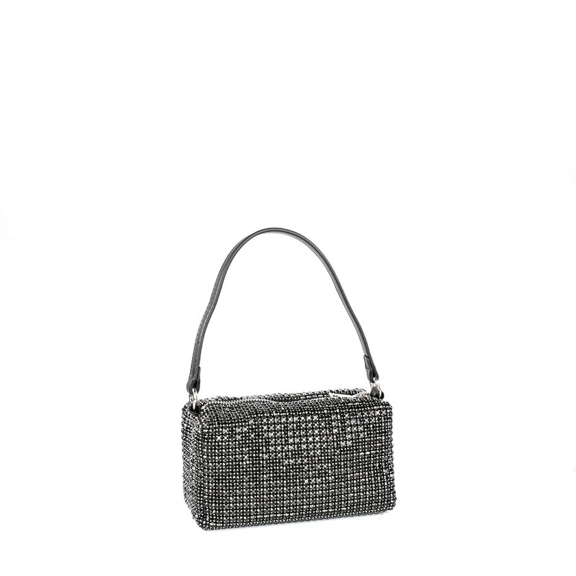 Pochette festa nero rettangolare GB