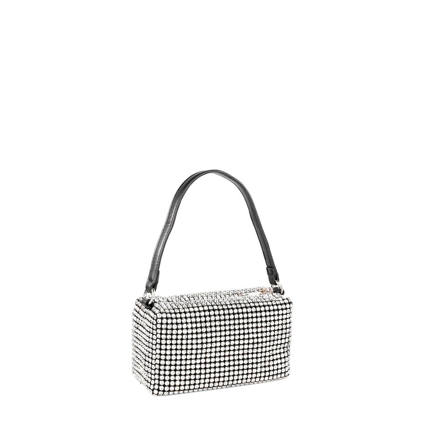 Pochette fiesta negra rectangular GB