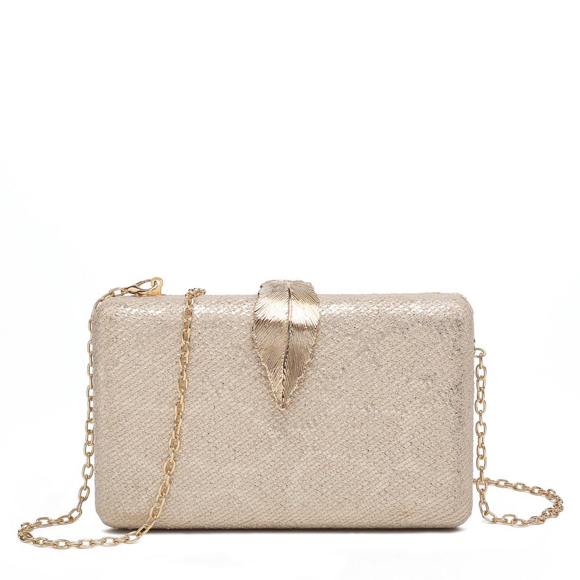 Party bag with GB leaf shape closure