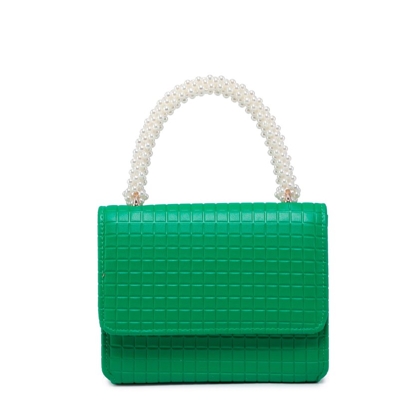 Pochette with strap pearls GB