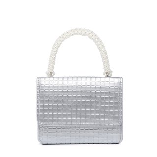Pochette with strap pearls GB