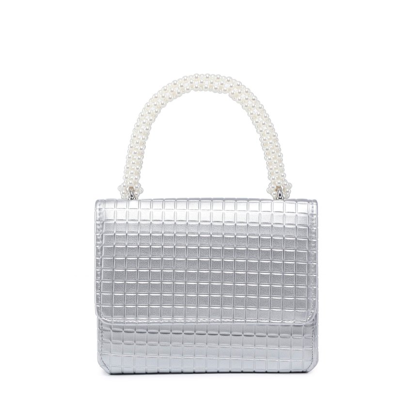 Pochette with strap pearls GB