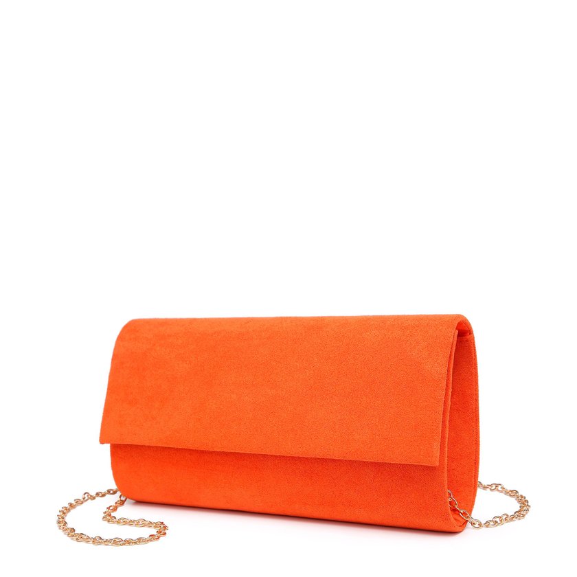 Pochette rectangulaire effet velours GB
