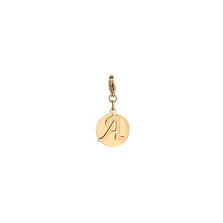 Initial pendant for engraving