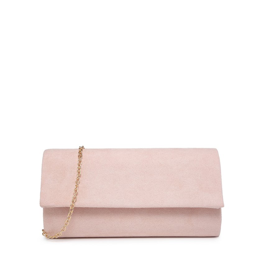 Pochette rectangulaire effet velours GB