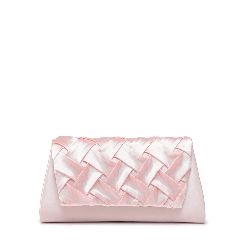 Bolso de fiesta tipo sobre satinado GB