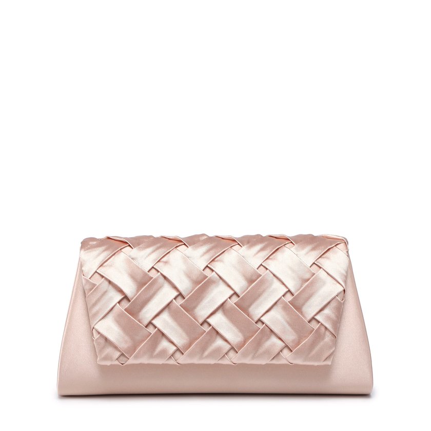 Bolso de fiesta tipo sobre satinado GB
