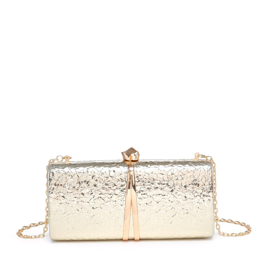 Pochette festa dettaglio metallico GB