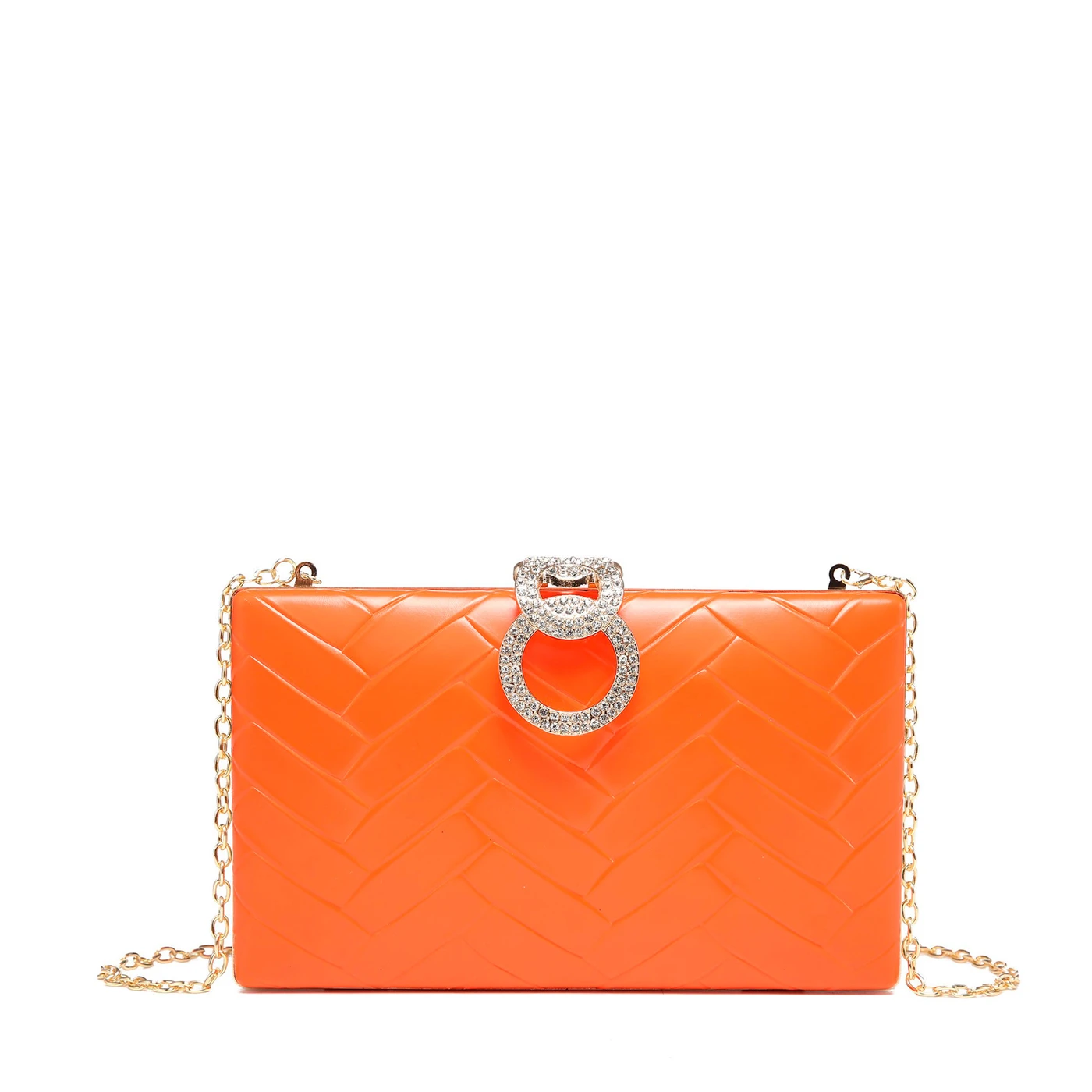 Pochette brilliants engraved zigzag GB