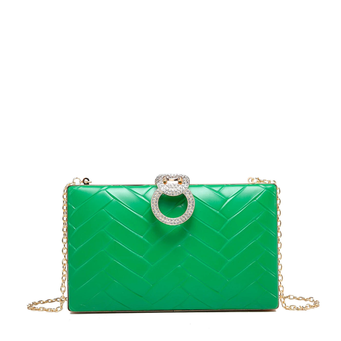 Pochette brillantes grabado zigzag GB