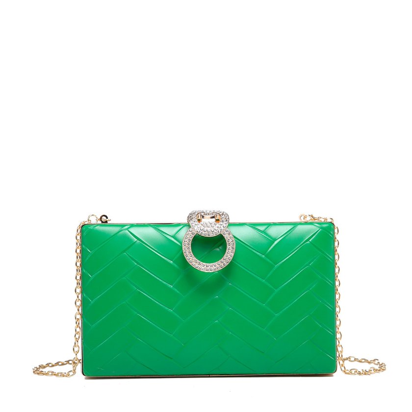 Pochette brilliants engraved zigzag GB