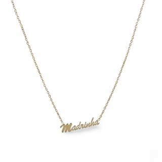 Colar Delicate com palavra madrinha