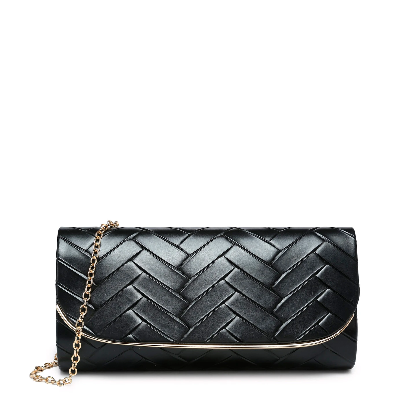 Bolso de fiesta con sobre texturizado GB